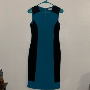 Calvin Klein,teal and black,Size 2